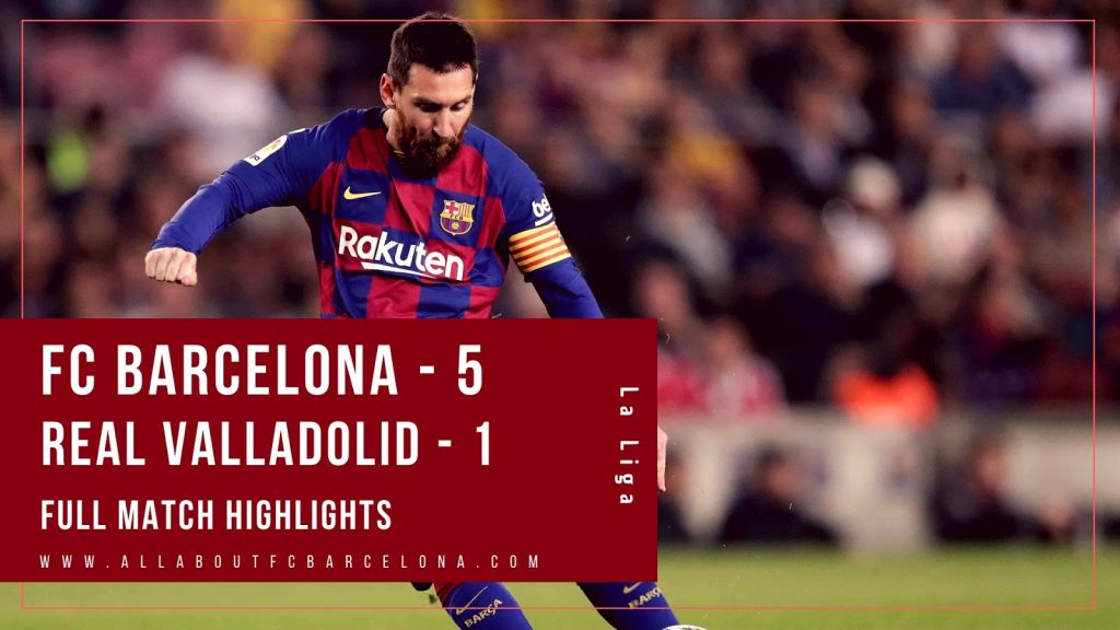 barcelona vs valladolid barcelona valladolid