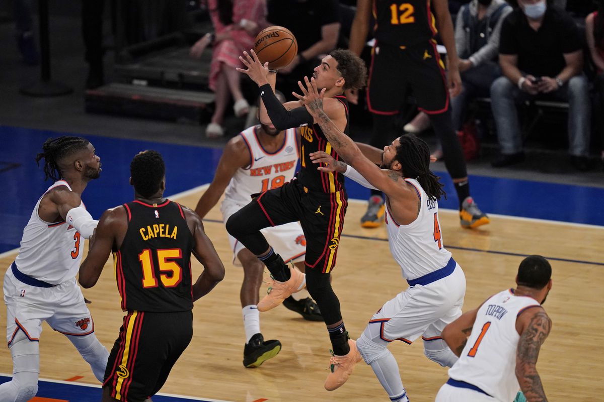 knicks trae young hawks